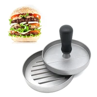 meijuner round shape hamburger press aluminum alloy 11 cm hamburger meat beef grill burger press patty maker mold dropshipping