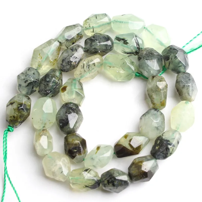 Grape jade Естественный неправильной формы многогранные гранаты для изготовления ювелирных изделий свободные каменные бусины агат Diy браслет ожерелье Размер 8*12 мм драгоценные камни бусины - Цвет: Grape jade