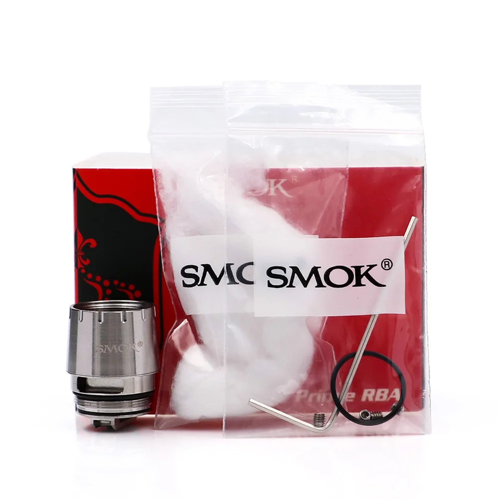 100% оригинал SMOK TFV12 Prince RBA с сопротивлением 0.25ohm для Замена атомайзера катушка