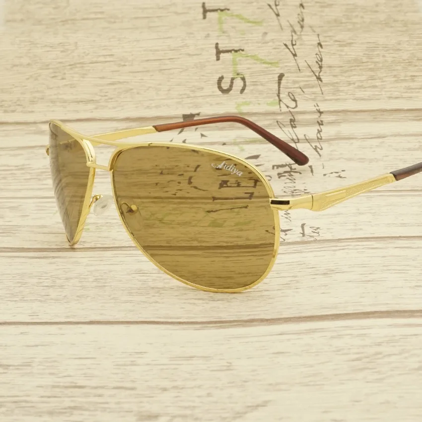 Cubojue Glass Sunglasses Men Women Anti Scratch Aviation Sunglass Male Black Brown Frog Sun Glasses for Cheap Dropshipping |