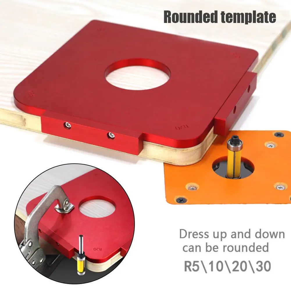 Новая деревообрабатывающая панель Radius Quick Jig Круглые Угловые шаблоны R5 R10 R20 R30