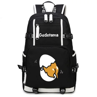 Gudetama Backpack Anime Cosplay Nylon School Bag Travel Bags