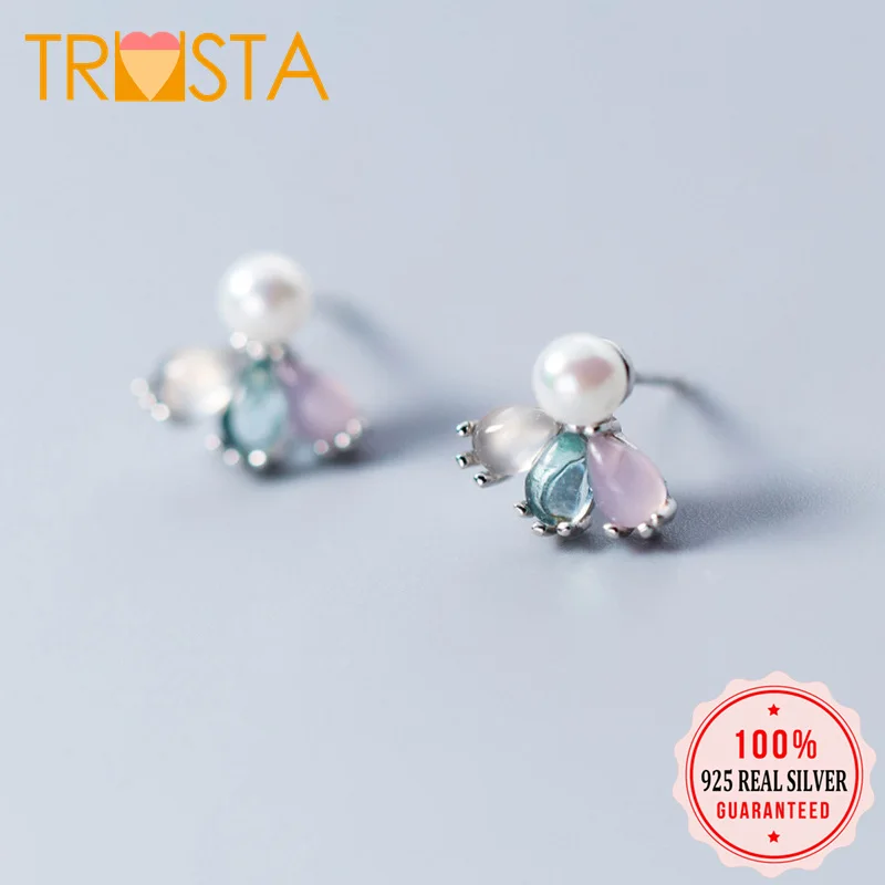 Trusta изысканное Серебряное украшение 925 Твердые Настоящее стерлингового серебра
