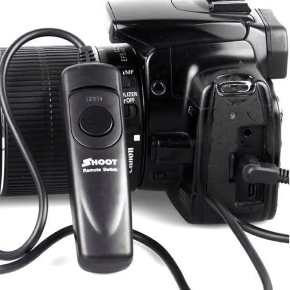 Кабель дистанционного спуска затвора 3 м для Canon 1300D 800D 760D 750D 650D Rebel T7i T6i T6s T5i T4i 100D 80D