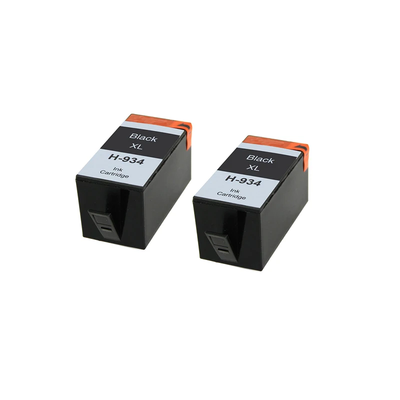 2PCS Black UP совместимые картриджи для hp 934 935 Замена для hp 934 XL 935XL Officejet pro 6230 6830 6835 6812 6815 6820 - Цвет: 2PCS Black