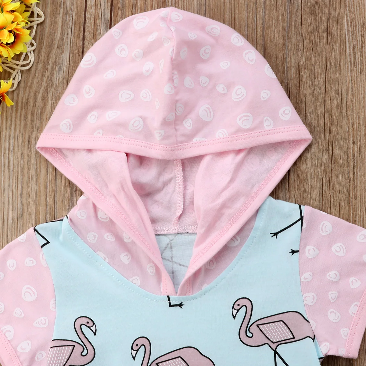 Одежда для новорожденных мальчиков и девочек Комбинезон комбинезон с капюшоном