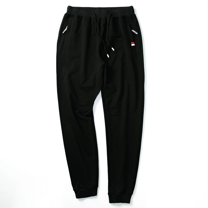 Брюки мужские весенне-осенние приталенные спортивные штаны модные хлопковые