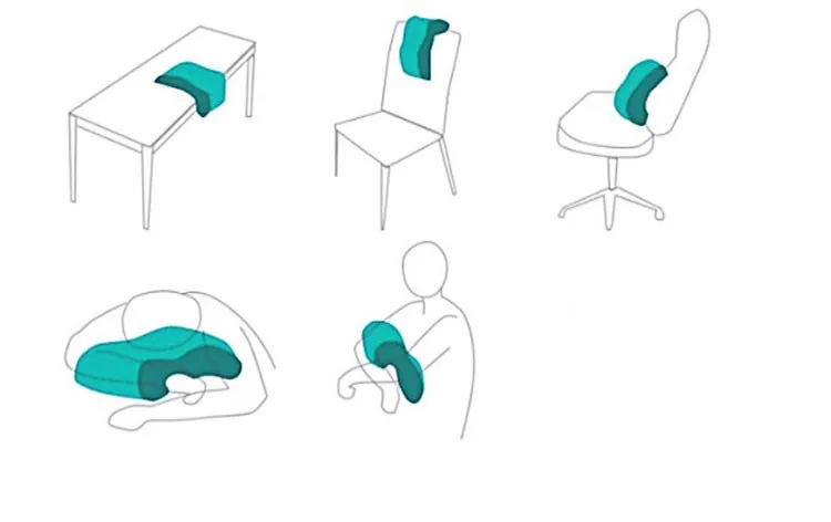 Дышащий Многофункциональный сон подушка Memory Foam медленное восстановление обеденный перерыв подушка для регистрации спальный мягкой подушкой в офисе