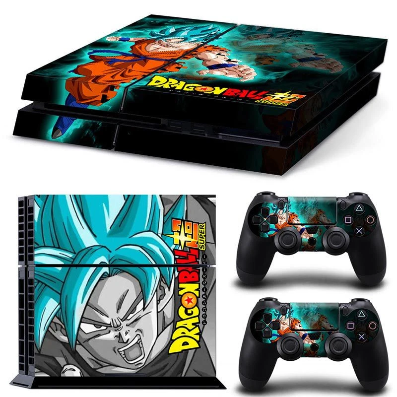 Виниловая наклейка на чехол Dragon Ball Super Son Goku защитная консоль Sony PlayStation 4 и 2