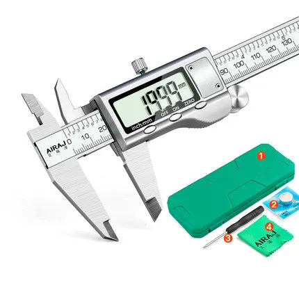 Vernier caliper high precision digital display electronic stainless steel oil standard 0-150-300mm | Инструменты