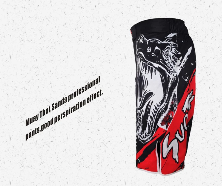 Крокодиловые чернила властные Кричащие шорты для фитнеса ММА дышащие борьбы