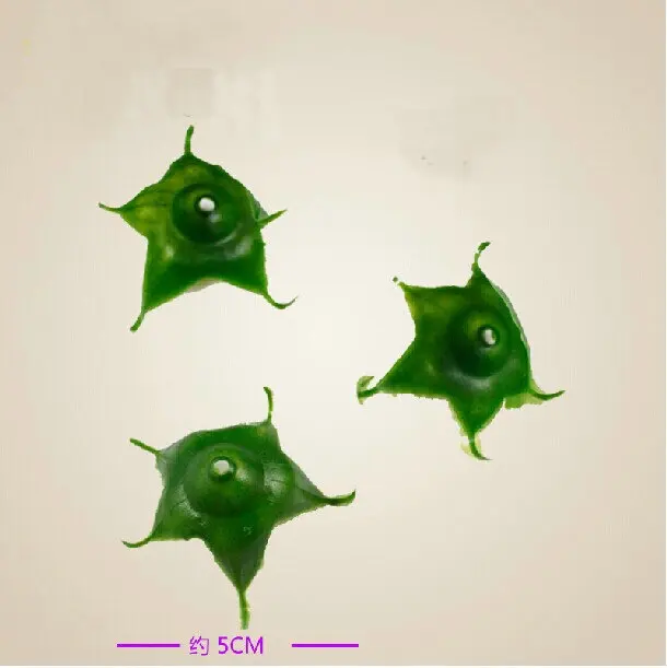 Розетка с листьями розы большой размер 5 см зубчатая шипа пентагональный