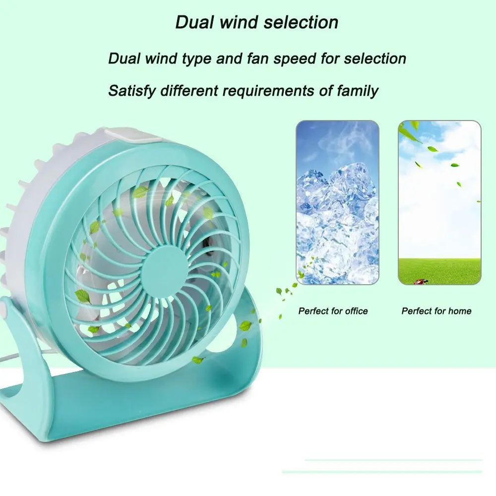 4 режима тихий USB вентилятор маленький и милый охлаждающий мини Настольный 180