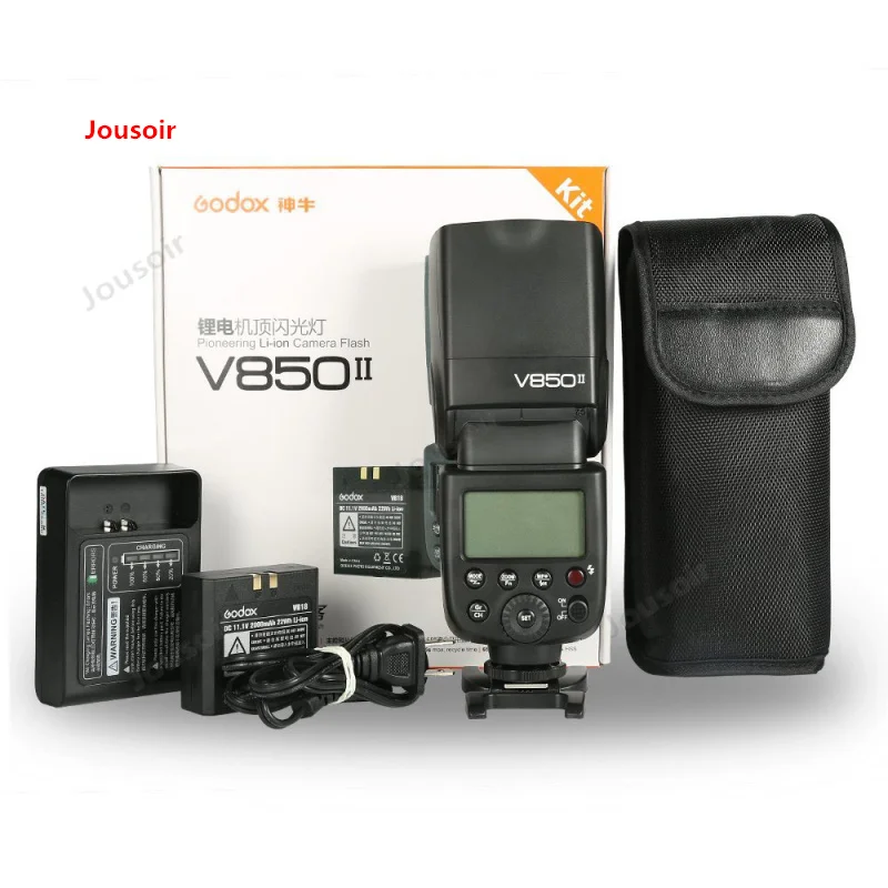Встроенный аккумулятор Godox V850II V850 II 2 4G поддерживает литий-ионный Master Slave GN60 для
