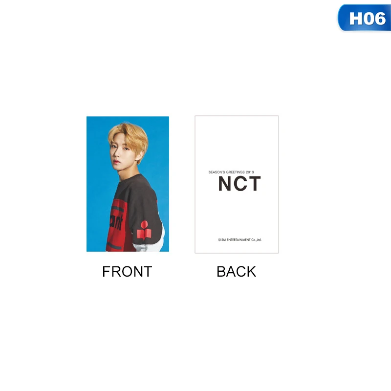 1 шт. KPOP NCT U 127 Empathy альбом Taeyong Mark автограф Фотокарта бумажные карты плакат