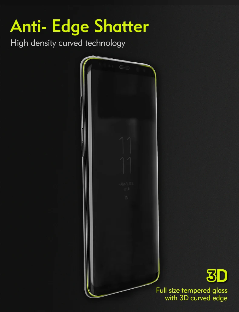 Benks 3D изогнутый теплоизгиб край закаленное стекло Полный экран протектор для samsung Galaxy Note 8 экран HD крышка защитная пленка