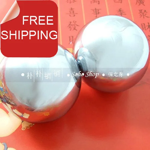 Твердые шарики 55 мм из хромированного железа супер пальмовые для снятия стресса.