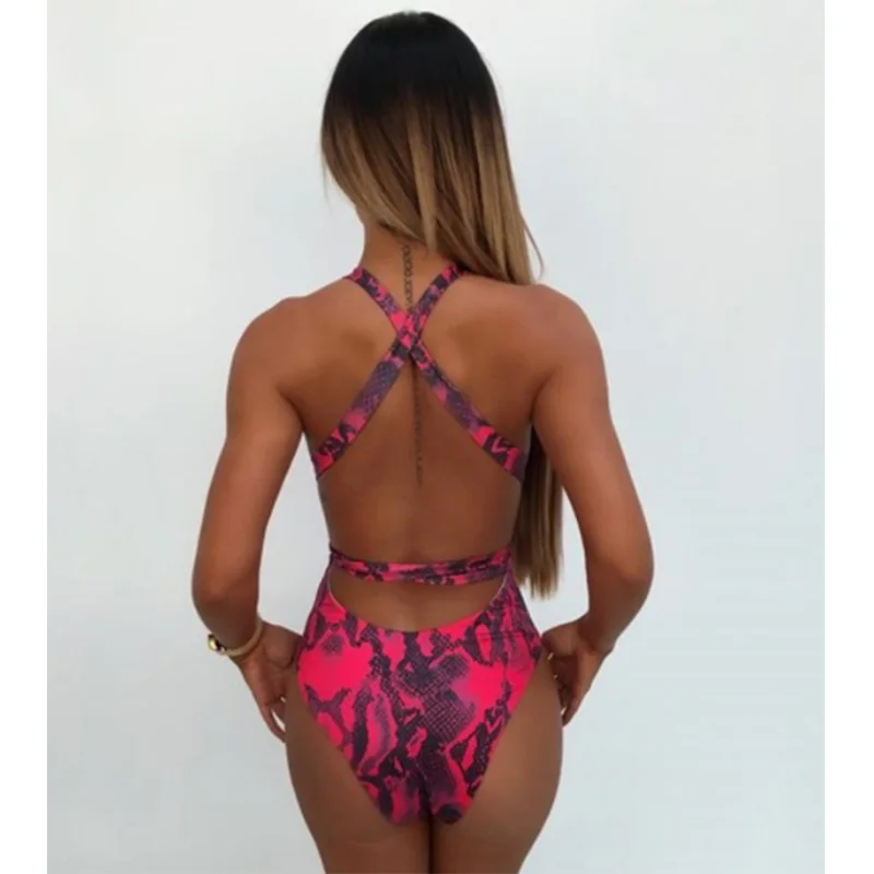 Женский купальный костюм TCBSG сексуальный цельный купальник пуш ап с S XL высоким