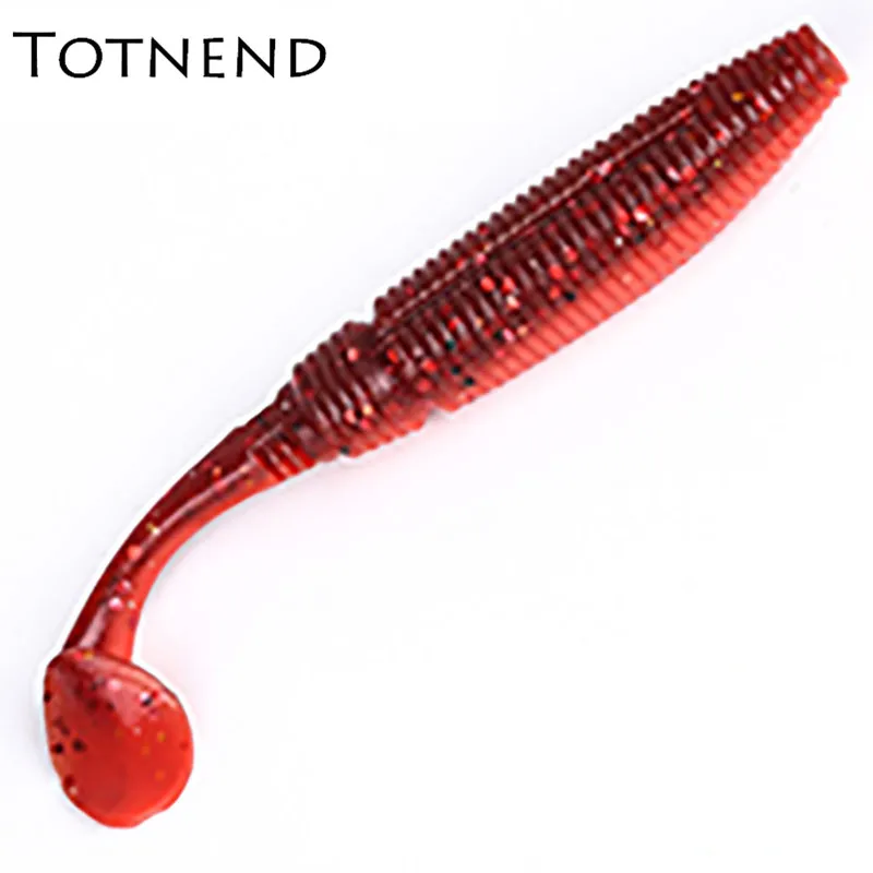 1 шт. 6 видов цветов 5/7. 5/8. 5 см ПВХ бионическая рыболовная приманка T Tail Fish UV
