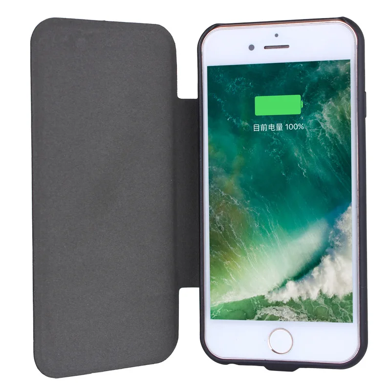 Чехол с солнечной батареей для Apple iphone 6 S 7 power Case 3000 mah запасное зарядное
