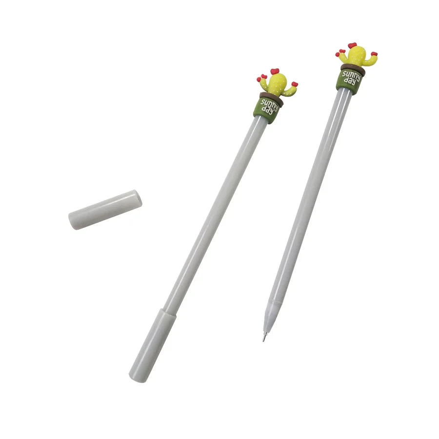 30 шт./лот милые пластиковые ручки с милым мультяшным медведем ананасом КАКТУСОМ