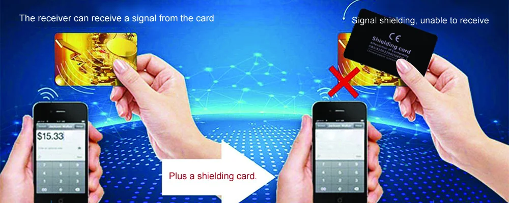1 шт./лот RFID противоугонное Экранирование NFC информация противоугонное Экранирование подарок модуль магнитной защиты Противоугонная блокирующая карта
