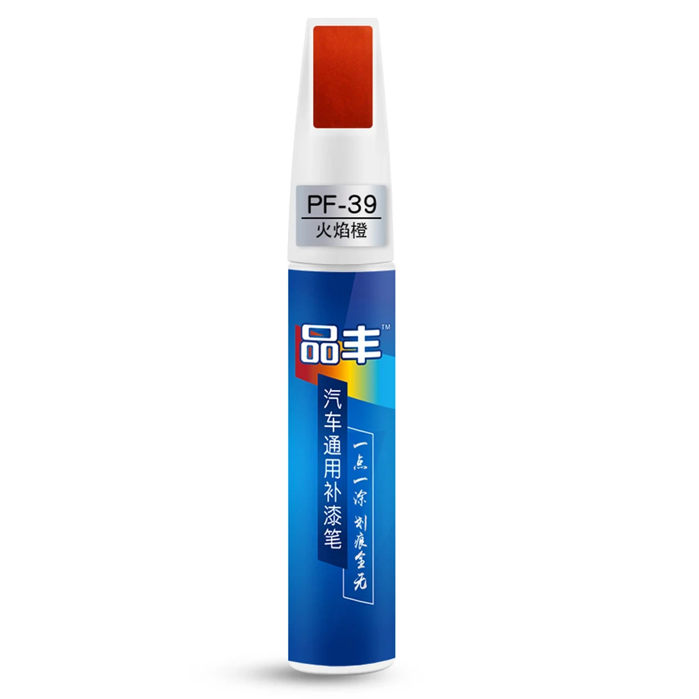 Flame orange Инструмент для починки Профессиональный аппликатор водостойкая сенсорная ручка для ремонта краски автомобиля набор гель-лаков для ногтей ручка для удаления царапин прозрачная краска уход - Цвет: Flame orange