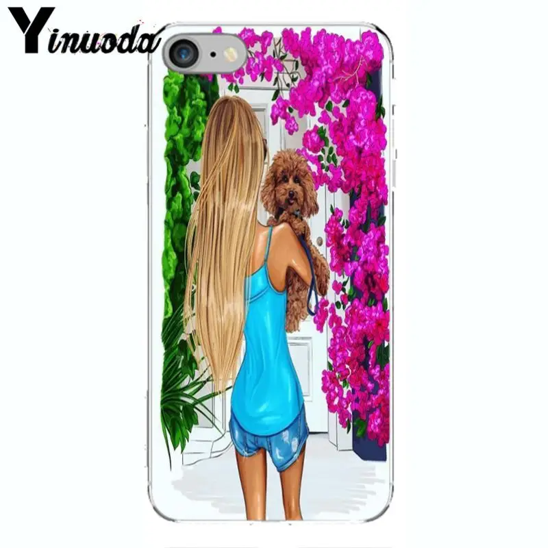 Yinuoda супер мама девушка красочные милые аксессуары для телефона чехол Apple iPhone 8 7 6