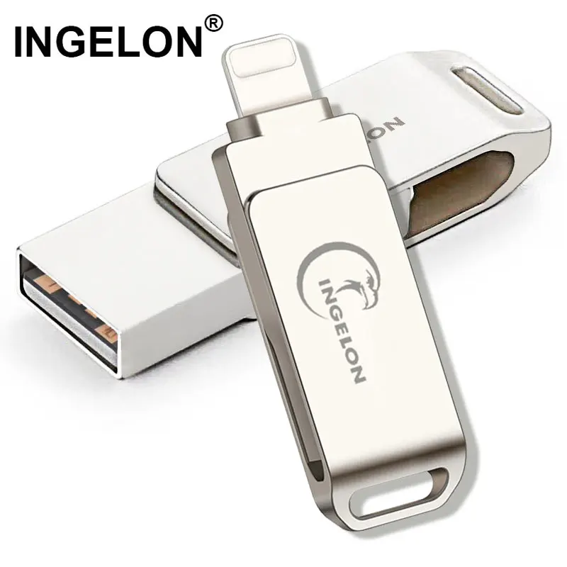 

Ingelon USB 3.0 Pendrive 16gb 32 gb 256GB 128 GB Flash Drive 64 gb Pen Drive Personalizado for iphone Custom usb iphone Memoria