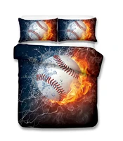 dropshipping 3d bedding set baseball court print print duvet cover set bedclothes with pillowcase bed set boy gife