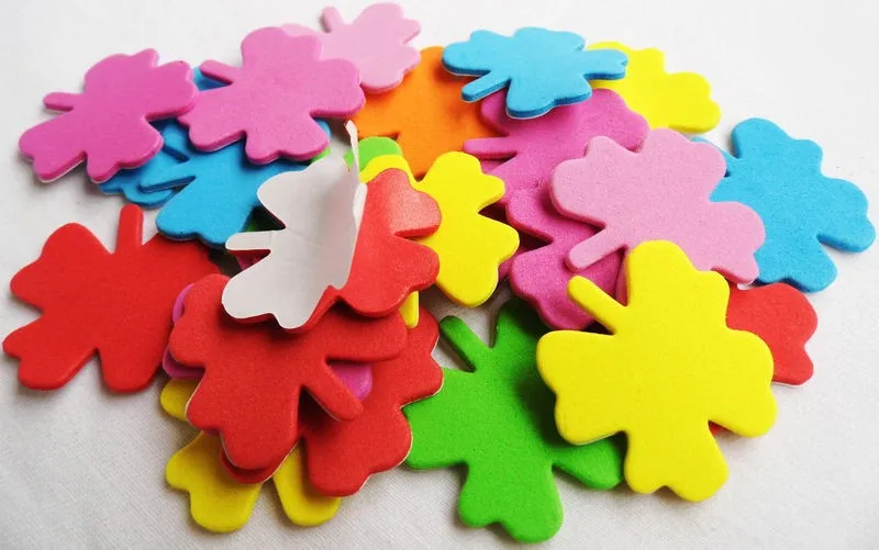 30PCS 3.2cm 1 пакет/Лот. 5 мм круглые мозаичные поролоновые наклейки головоломки игры для детского сада искусство и ремесло diy игрушки цветные Обучающие подарки на день рождения ручной работы - Цвет: 30PCS 3.2cm