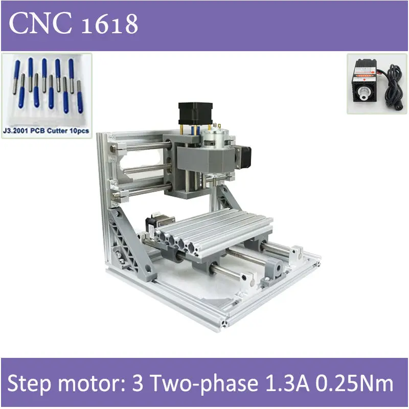 Мини CNC1610 лазерного гравера с ER11 зажимы лазерной вариант 500 МВт 2500 5500 для печатных