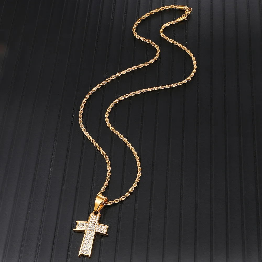 Колье из нержавеющей стали 316L в стиле хип хоп|Ожерелья с подвеской| |