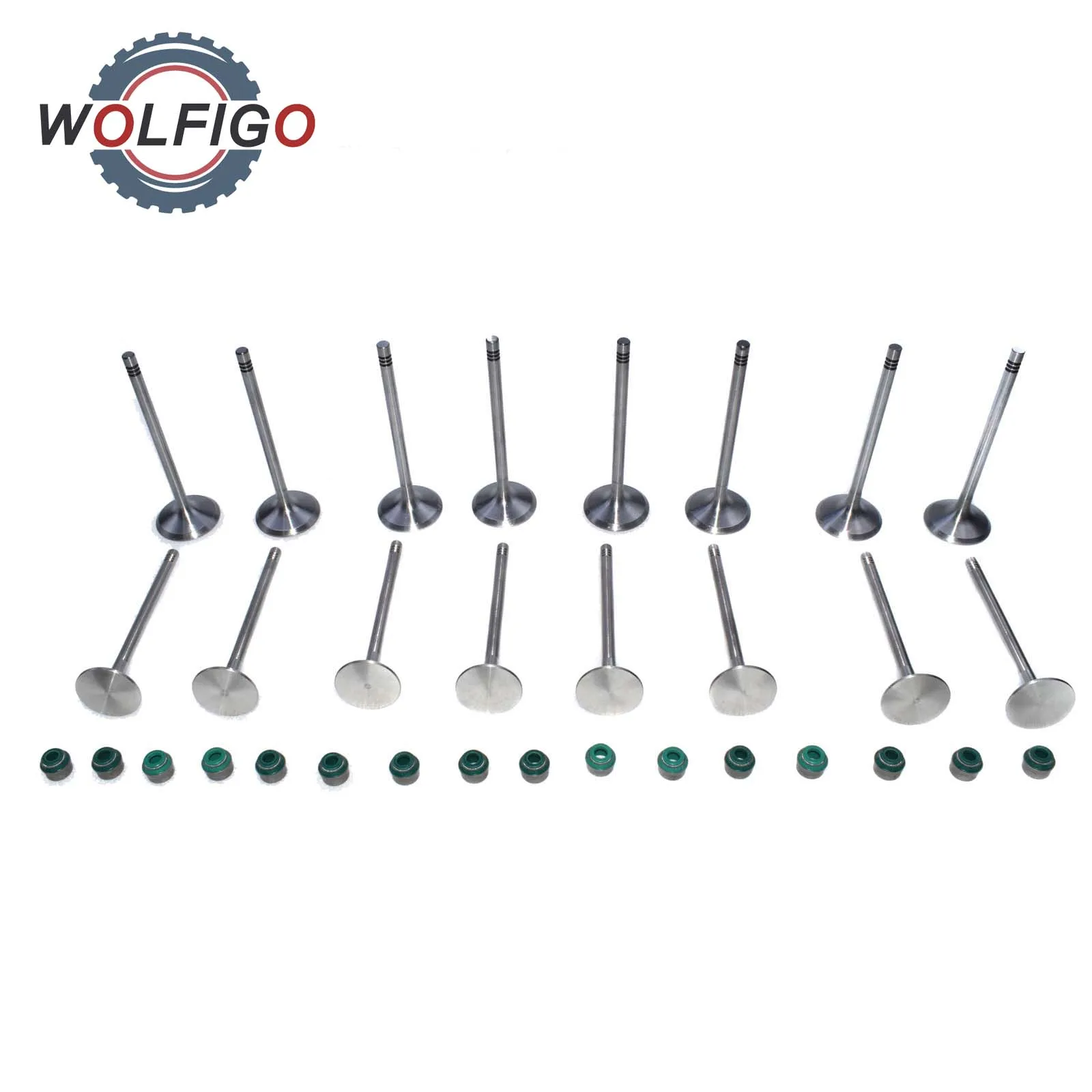 WOLFIGO Впускной Выпускной клапан двигателя Viton Уплотнители стержня клапана для Audi A3