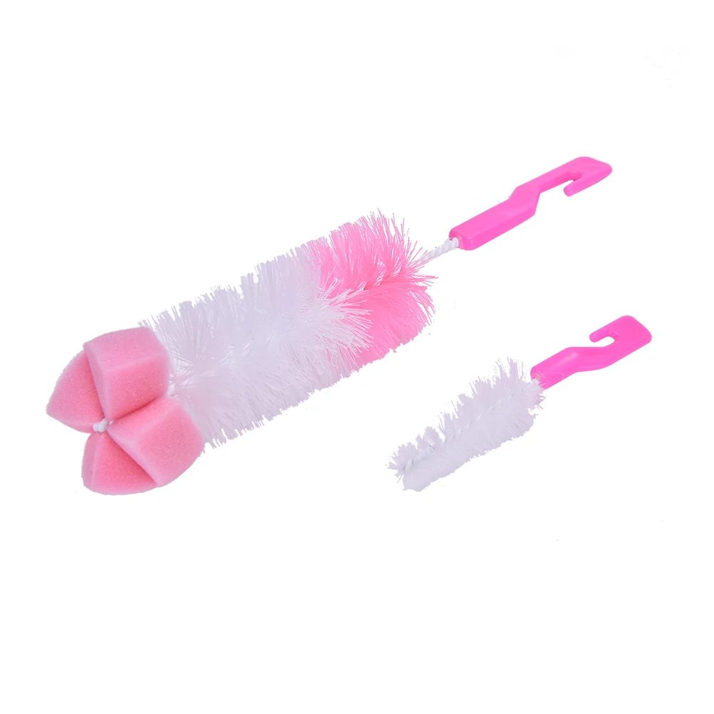 Детские молочные бутылки соски чистые щетки губка очиститель с соской щетка 360