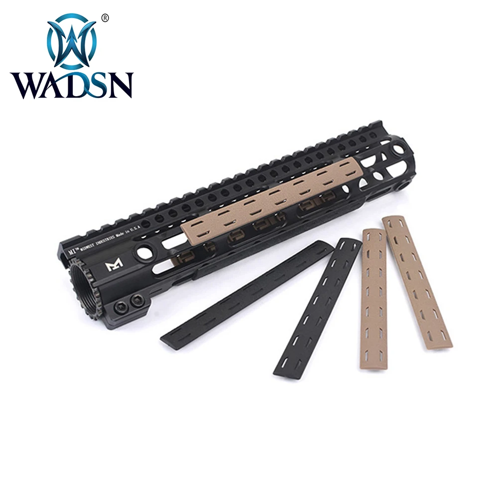 BCM M-Lok Rail panel Kit(5 шт.) WADSN тактический страйкбол M-LOK полимер Handguard Picatinny rail Cover Set(5 шт.) MP0214