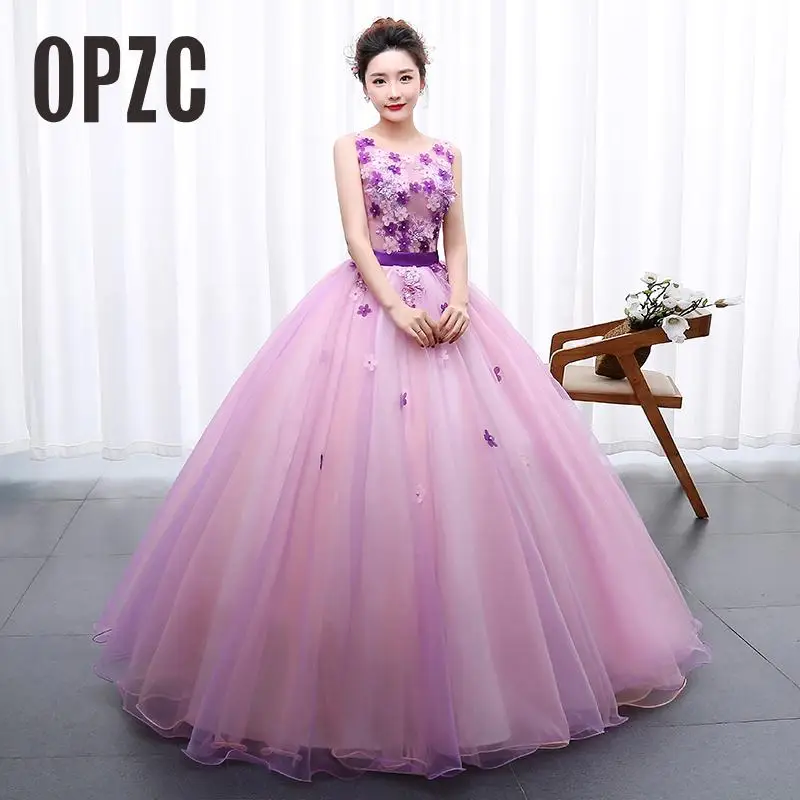 Цветная иллюзия принцесса из органзы сексуальный фиолетовый цветок новинка