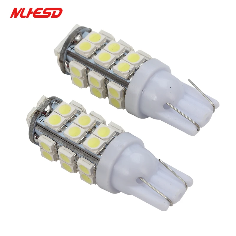 10 шт. оптовая продажа T10 28 Smd светодио дный 28Smd 1210 3528 Авто свет Клин лампочки W5W