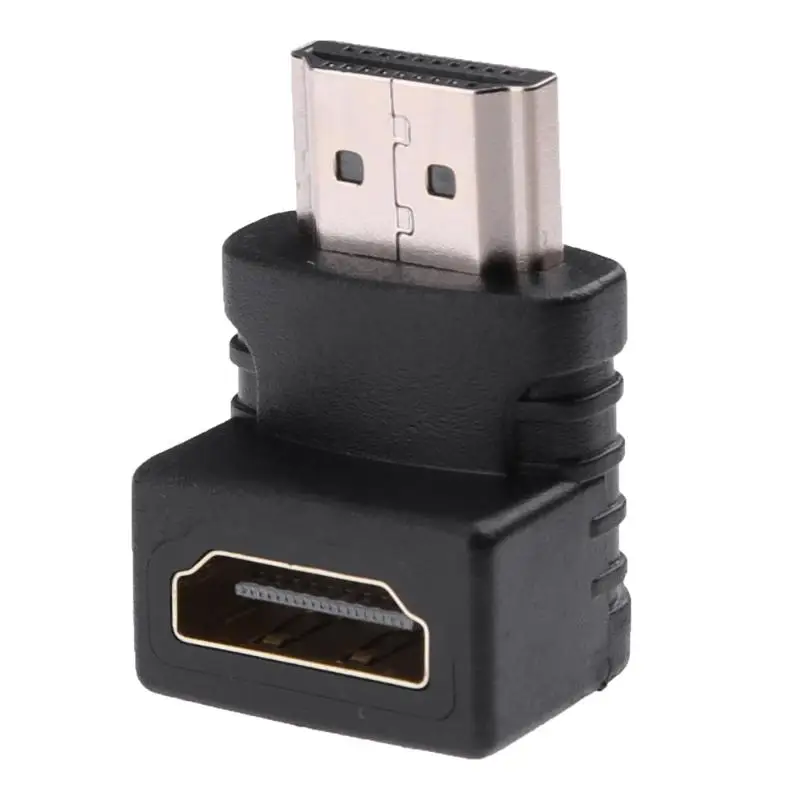 1080p HDMI Мужской к HDMI Женский Кабель адаптер, преобразователь, удлинитель 90 градусов hdmi адаптер для PS4