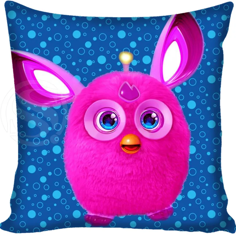 2 На заказ Furby квадратный чехол для подушки на заказ на молнии для спальни домашний чехол для подушки 1 шт. на заказ 40x40 см - Цвет: 2