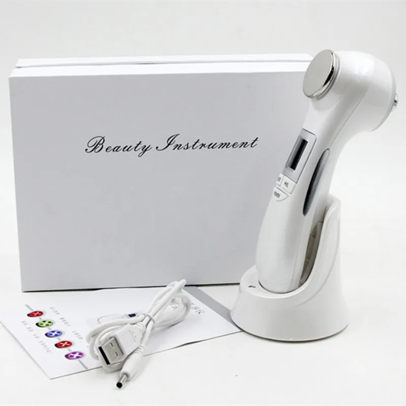 Ультразвуковой массажер для лица RF радиочастотный лифтинг EMS Электропорация