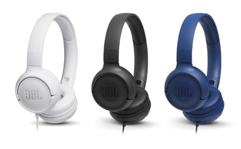 JBL Tune 500, мощные басы на ухо, наушники с микрофоном, управление одной кнопкой, чистый бас звук, складная гарнитура, ПУ кожа, Ушная подушка
