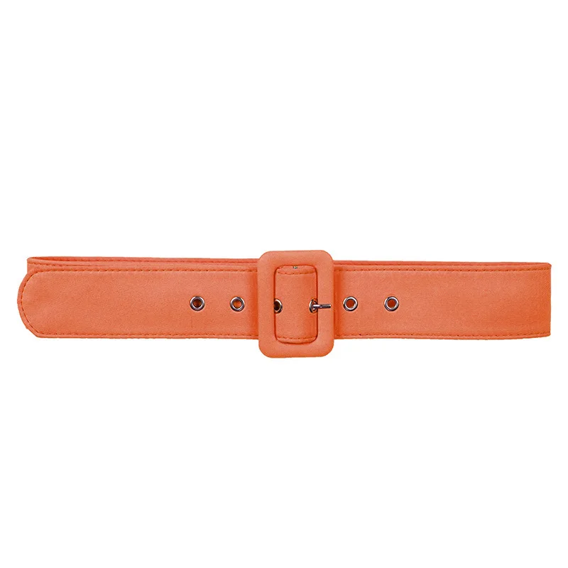Orange Belt InstaHot комплект из двух предметов, сексуальные брюки с отложным воротником и высокой талией, элегантный костюм, женский официальный костюм, костюмы из 2 предметов с длинными рукавами на осень - Цвет: Orange Belt