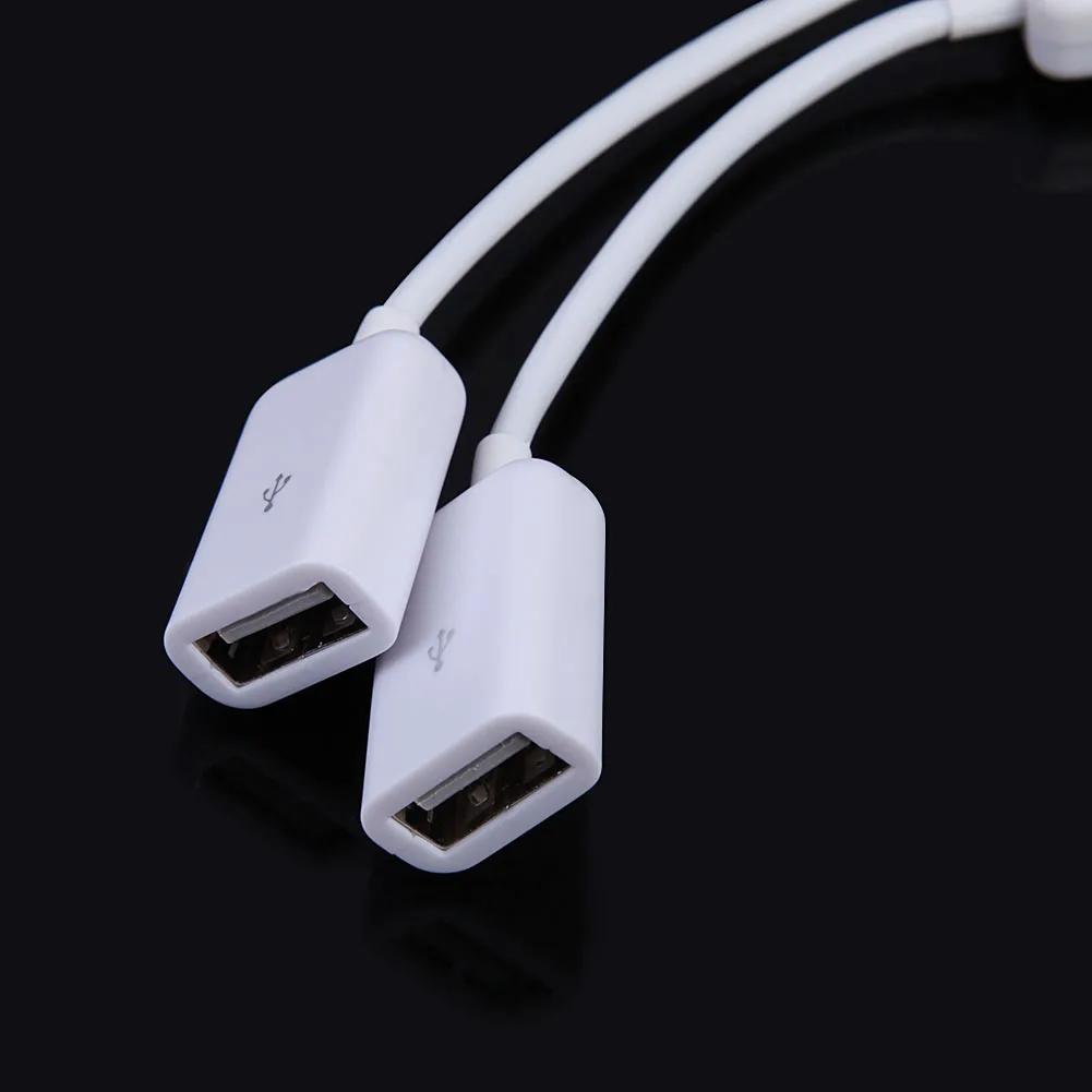 OTG кабель Micro USB хост Male 2x Тип Dual Женский адаптер конвертер концентратор для Android