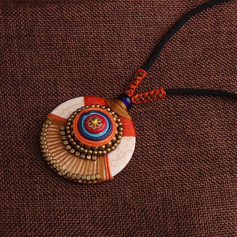 Модное винтажное ожерелье ручной работы из индии искусственное украшение новое