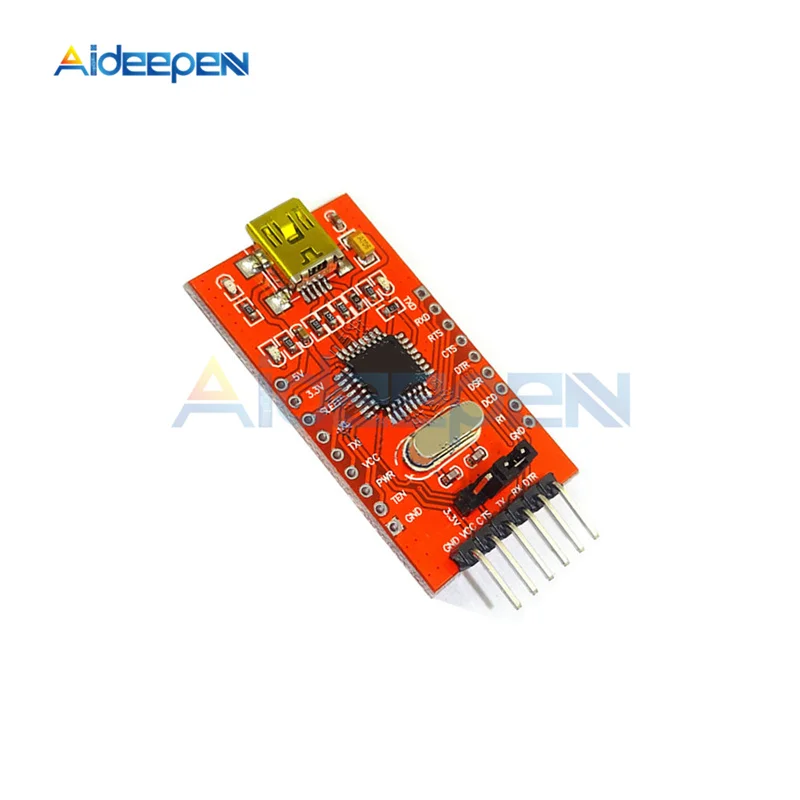 3 В 5 в FT232RL FT232 FTDI USB к TTL модуль адаптера плата переключателя для мини порта