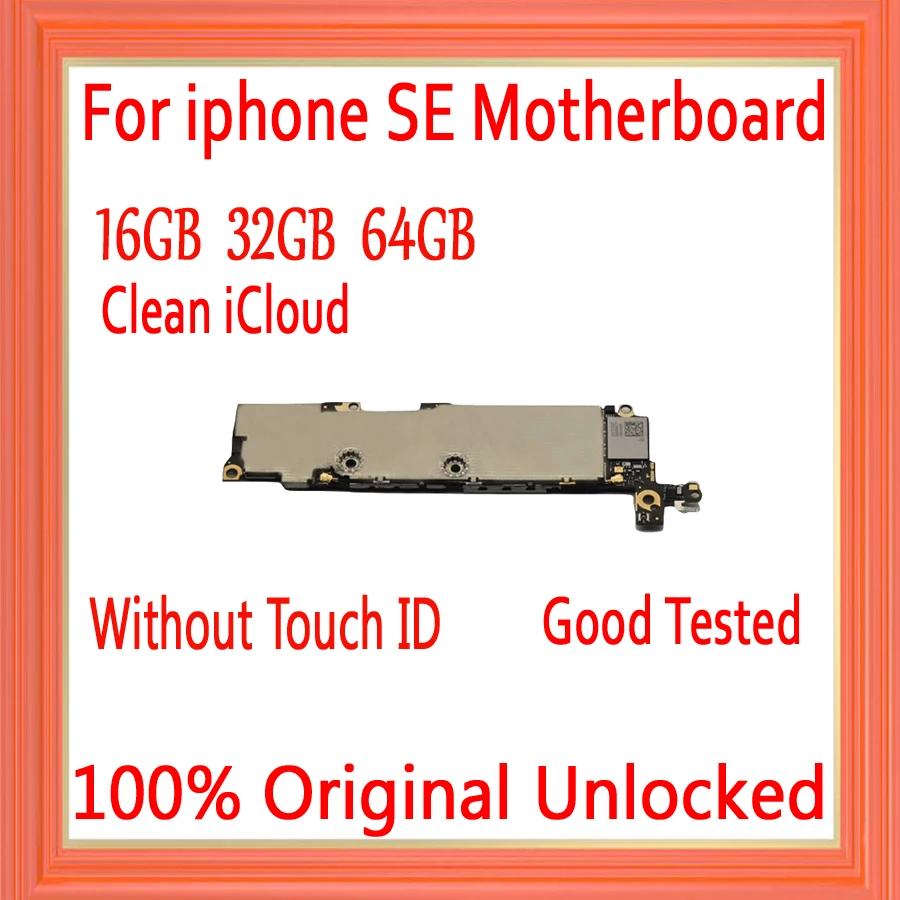 Бесплатный iCloud для iphone SE 5SE материнская плата без Touch ID оригинальная