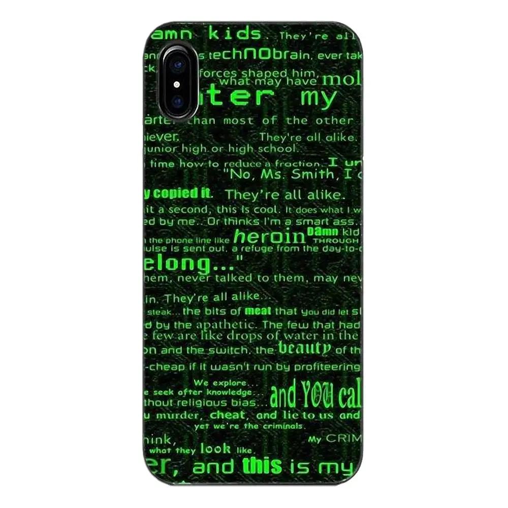 Для Apple iPhone 4 4S 5 5C 5S SE 6 6S 7 8 Plus X TPU чехол для телефона Coque красочные слова программы |