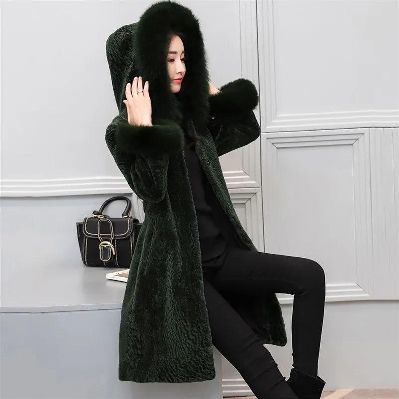 Женское шерстяное пальто зимняя верхняя одежда 2018 новая мода большие размеры