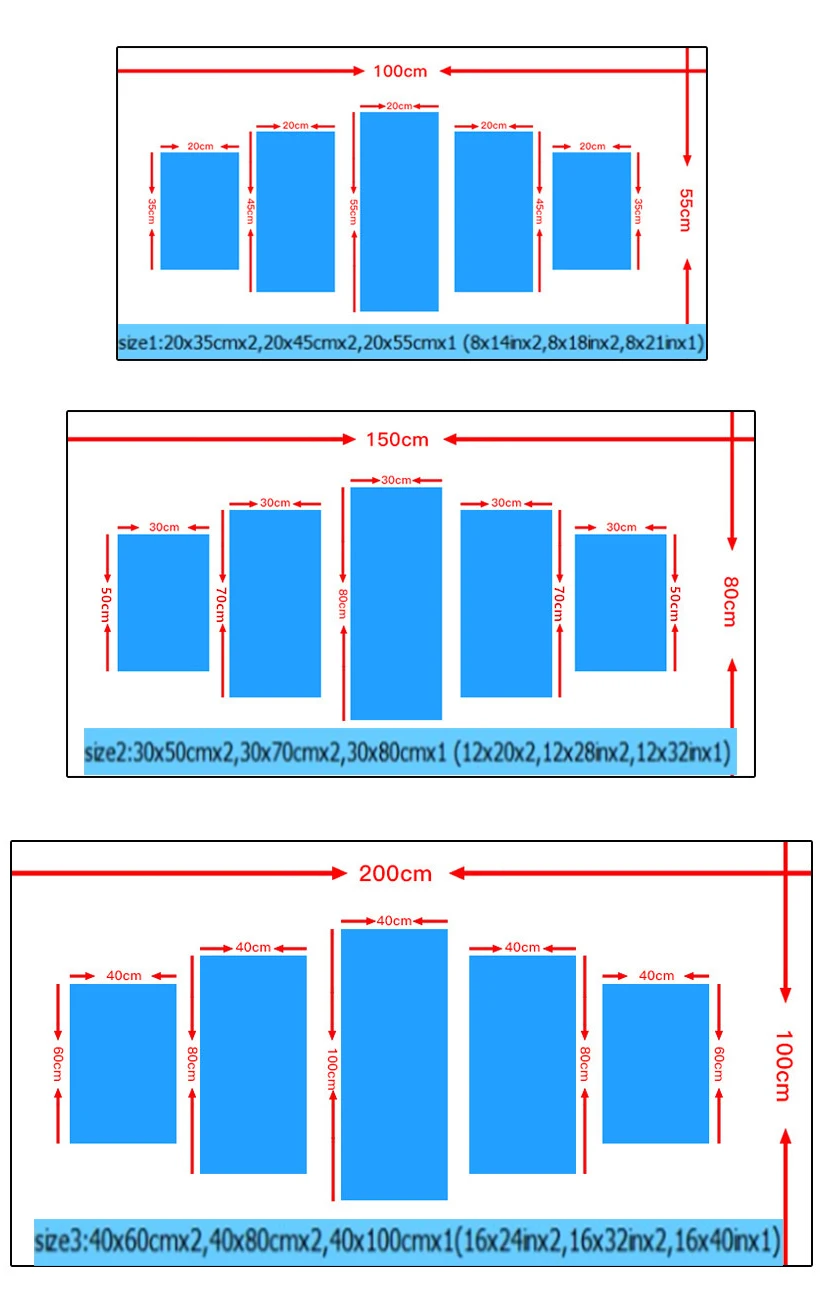 Современная Настенная картина с рамкой для гостиной 5 штук Снежная гора природа